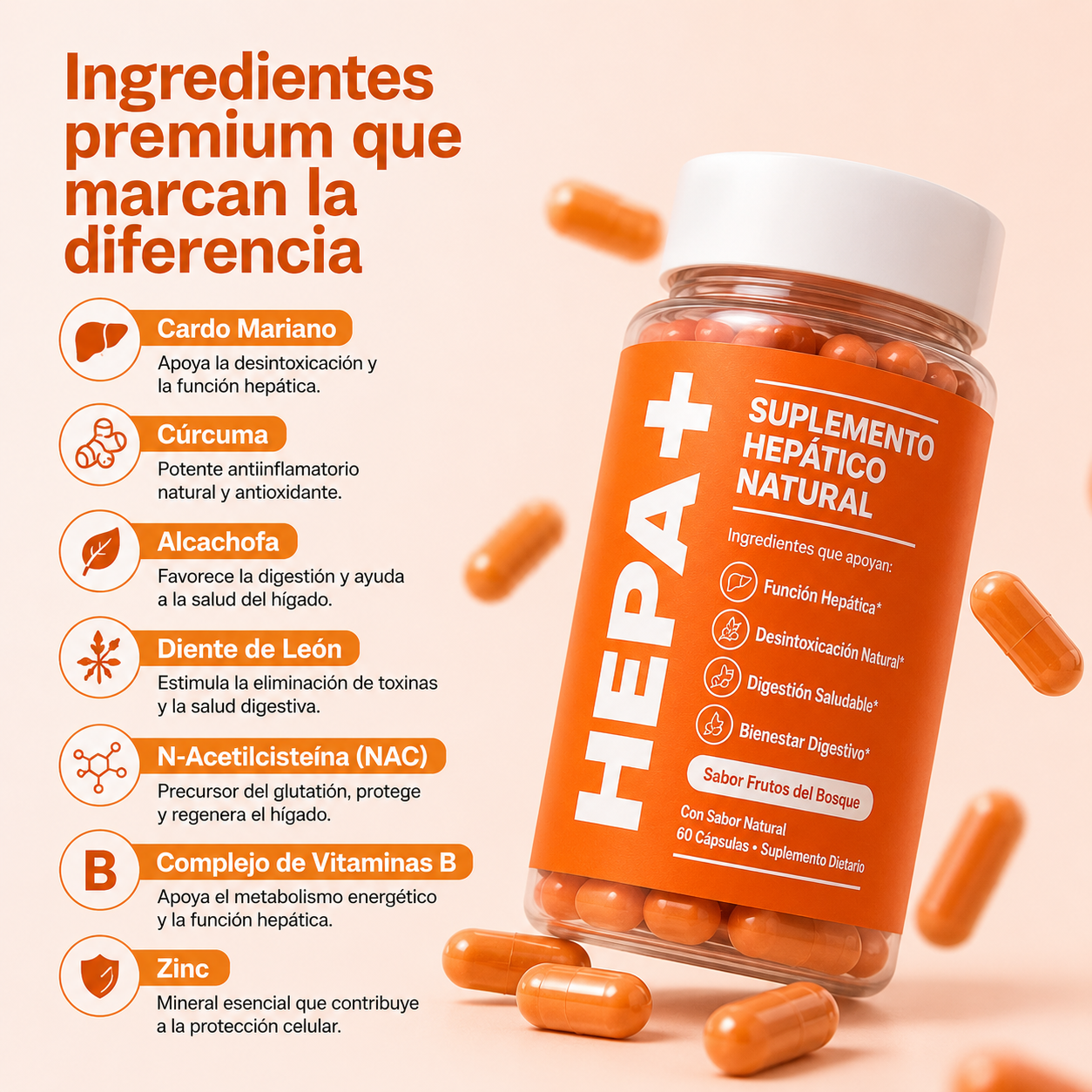 HEPA PLUS + ® - Reducí el hígado graso y regulá tu colesterol